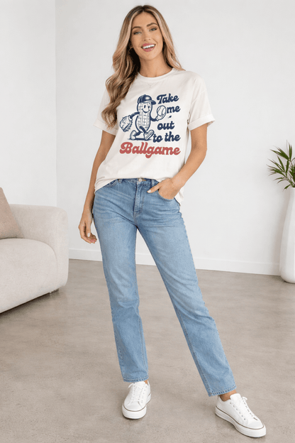 Hattie the Ballgame Casual Tee - Hello Beautiful BoutiqueGraphic TeesThreaded Pear