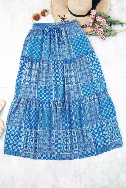 Helena Paisley Print Maxi Skirt - Hello Beautiful BoutiqueSkirts & PetticoatThreaded Pear