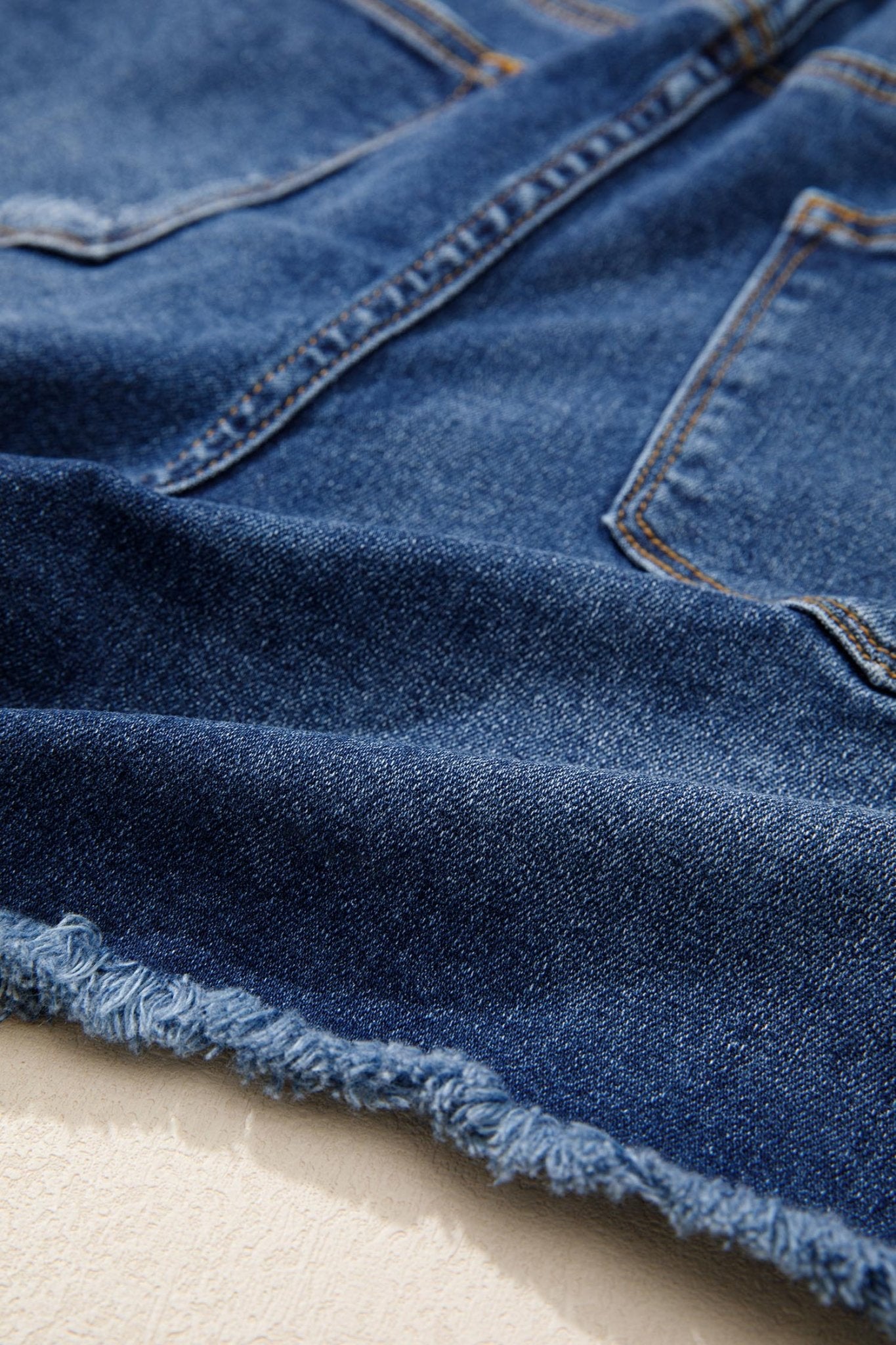 Holland Hem Distressed Whiskery Shorts - Hello Beautiful BoutiqueDenim ShortsThreaded Pear