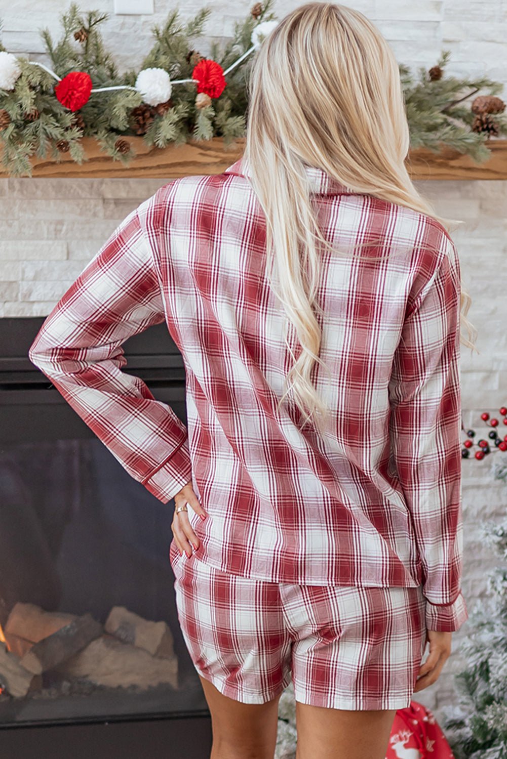 Holly 2pcs Lounge Set Long Sleeve Top - Hello Beautiful BoutiqueSleepwearThreaded Pear
