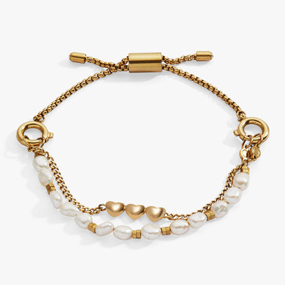 'Home Is Where The Heart Is' Pearl Stranded™ Bracelet Set - Hello Beautiful BoutiqueBraceletsALEX AND ANI