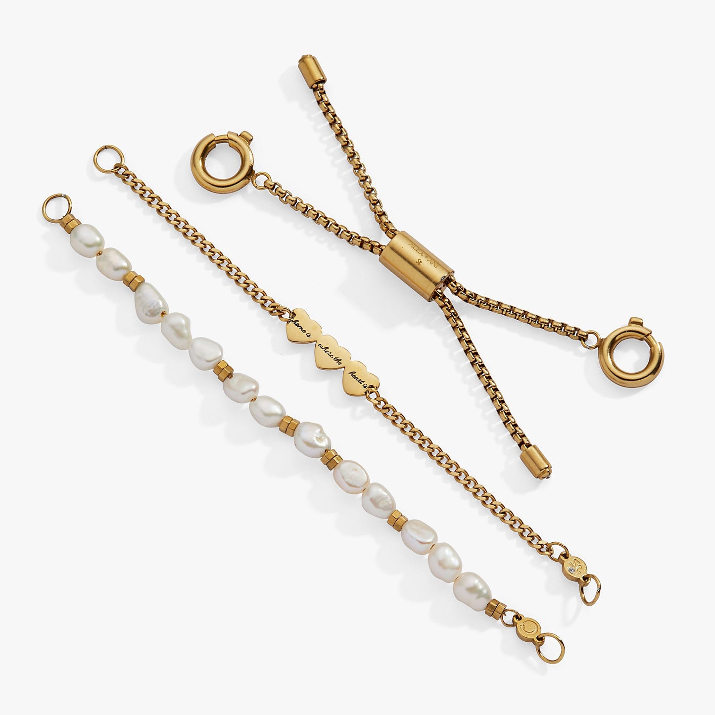 'Home Is Where The Heart Is' Pearl Stranded™ Bracelet Set - Hello Beautiful BoutiqueBraceletsALEX AND ANI