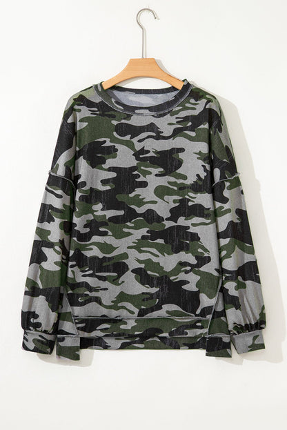 Honey Patchwork Drop Shoulder Sweatshirt - Hello Beautiful Boutique15% OFFThreaded Pear