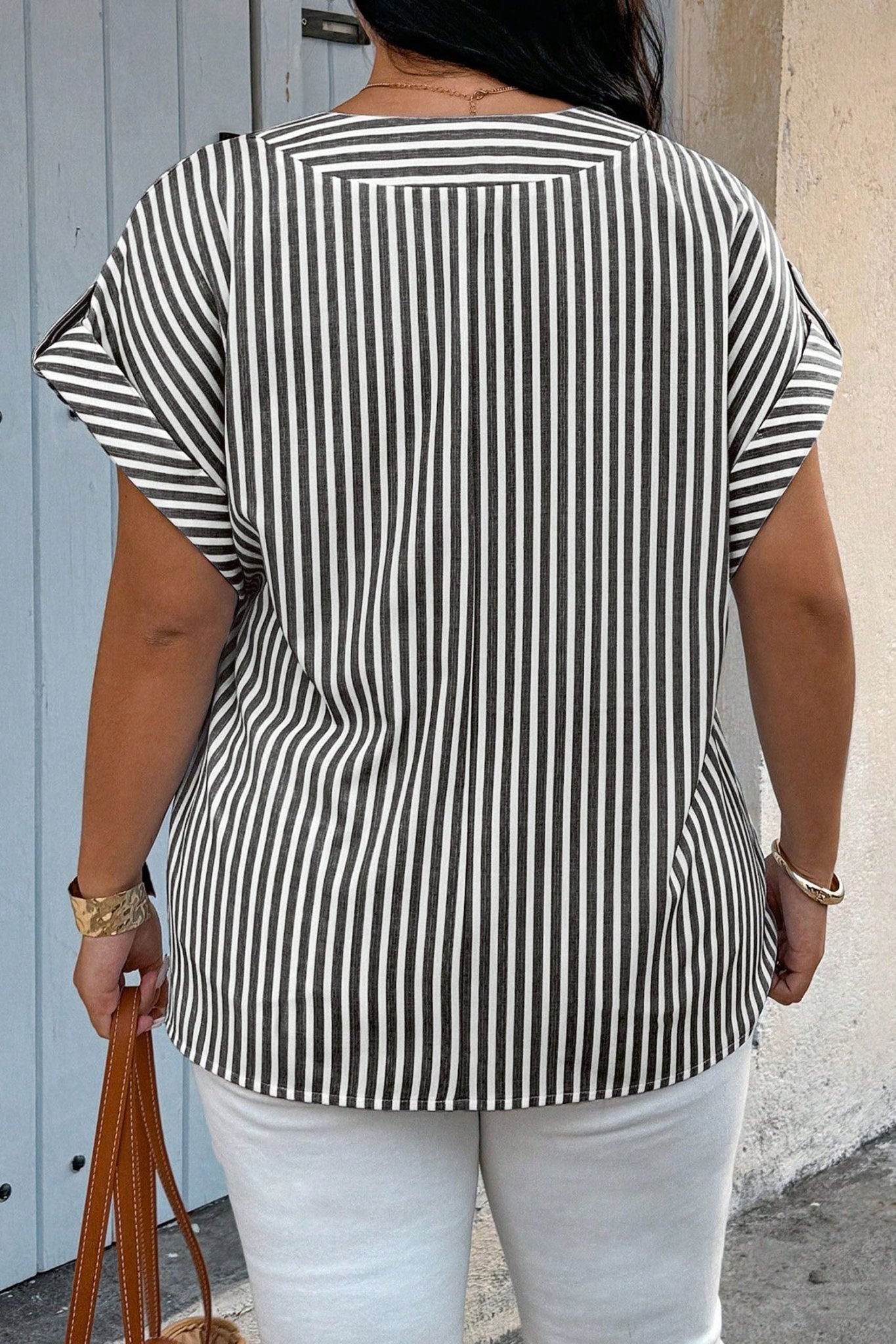 Hope Short Dolman Sleeve PLUS Blouse - Hello Beautiful BoutiquePlus Size Blouses & ShirtsThreaded Pear