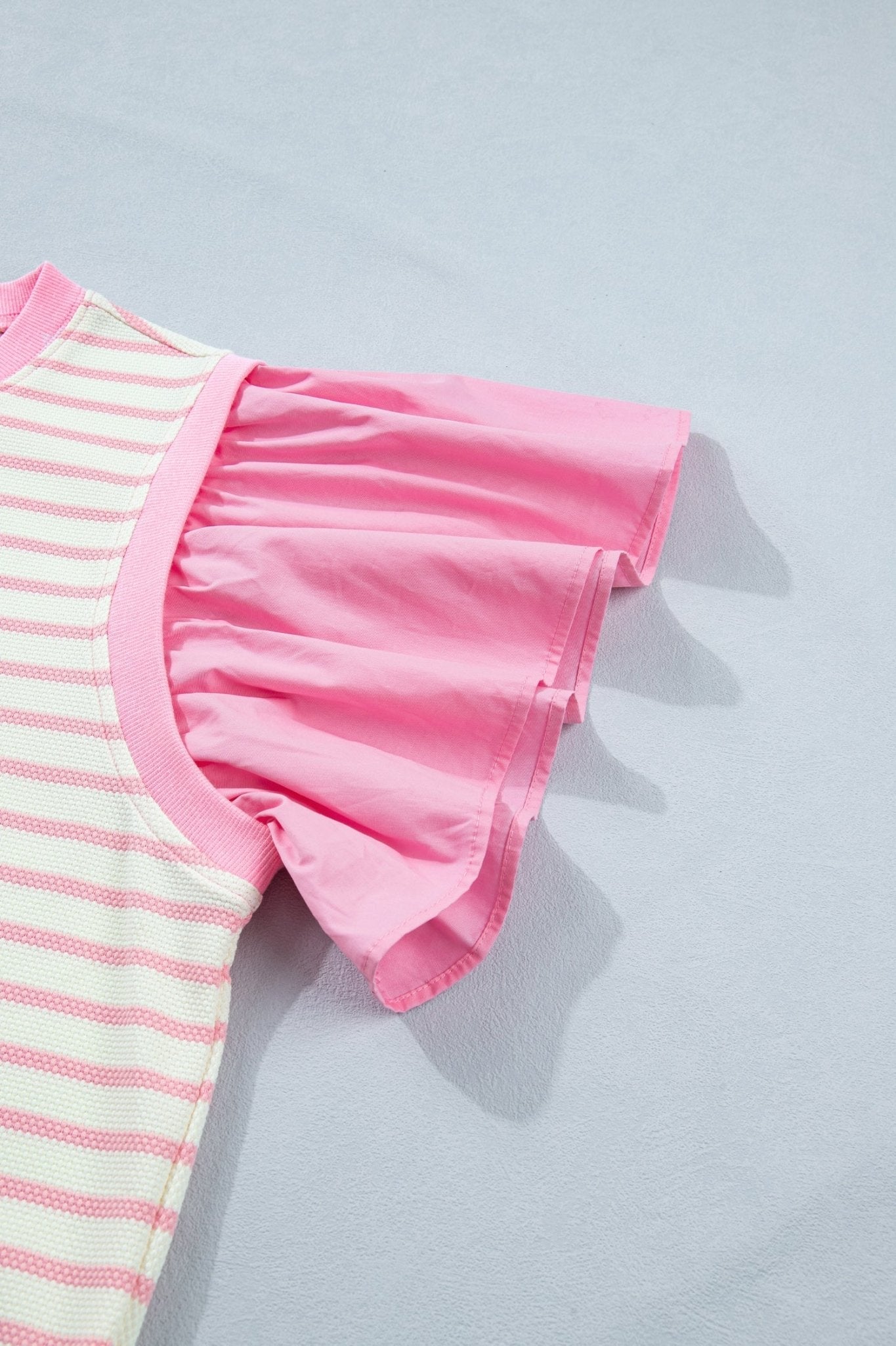 Hope Short Sleeve Patchwork Blouse - Hello Beautiful BoutiqueBlouses & ShirtsThreaded Pear