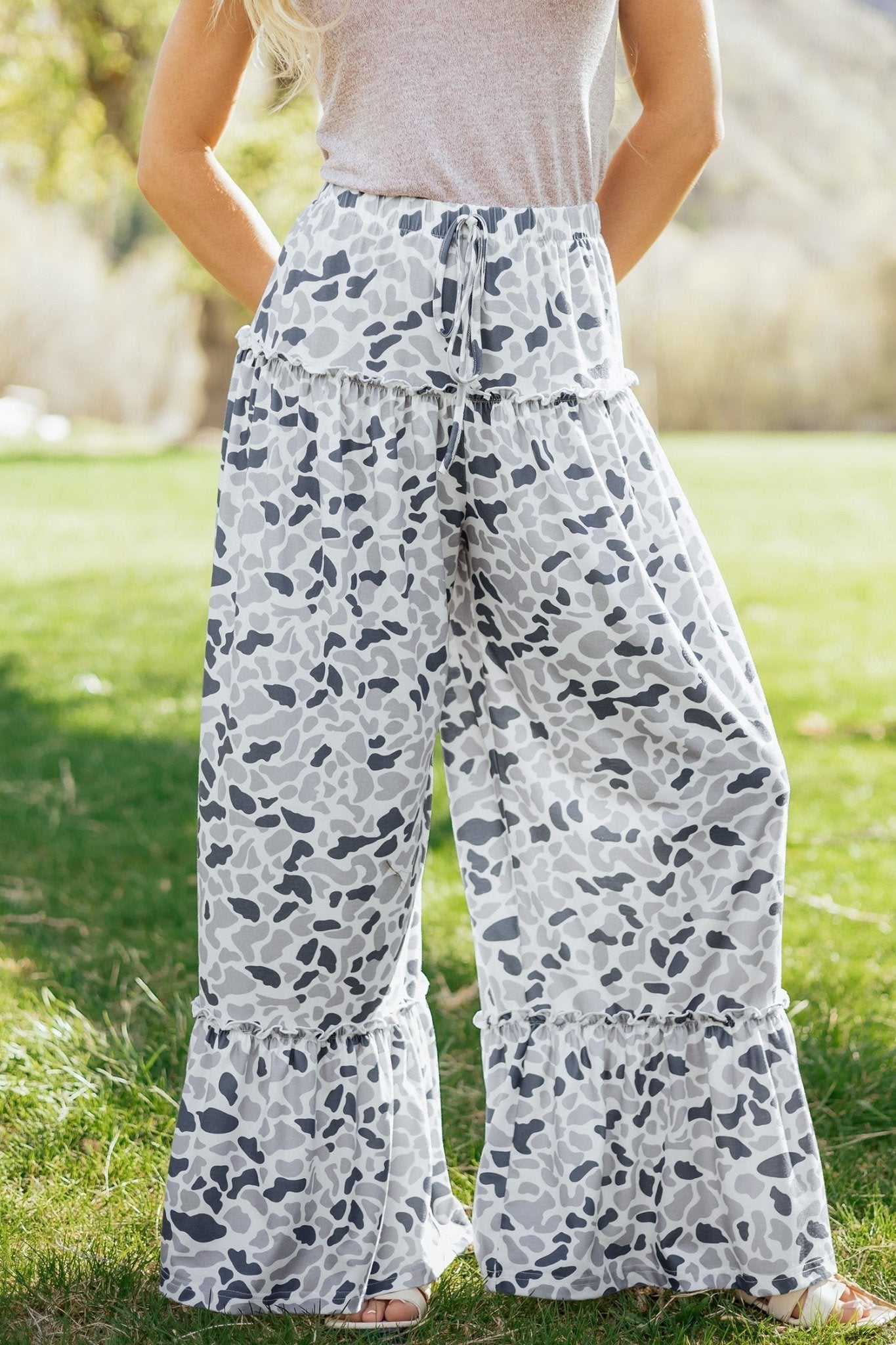 Hope Wide Leg Casual Pants - Hello Beautiful BoutiquePants & CulotteThreaded Pear