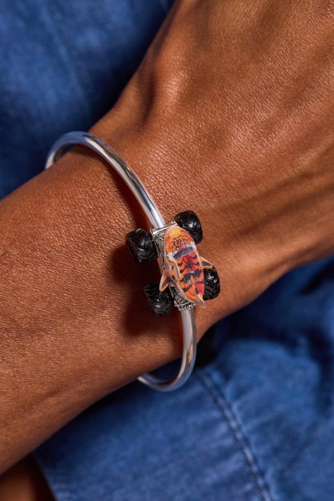 Hot Wheels™ Tiger Shark Monster Truck Moveable Cuff - Hello Beautiful BoutiqueBraceletsALEX AND ANI