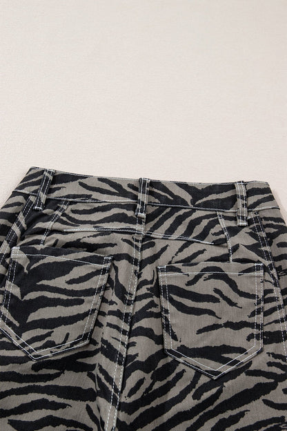 Hunter Printed Wide Leg Jeans - Hello Beautiful BoutiqueJeansThreaded Pear