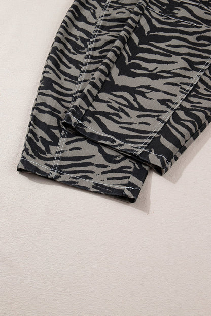 Hunter Printed Wide Leg Jeans - Hello Beautiful BoutiqueJeansThreaded Pear