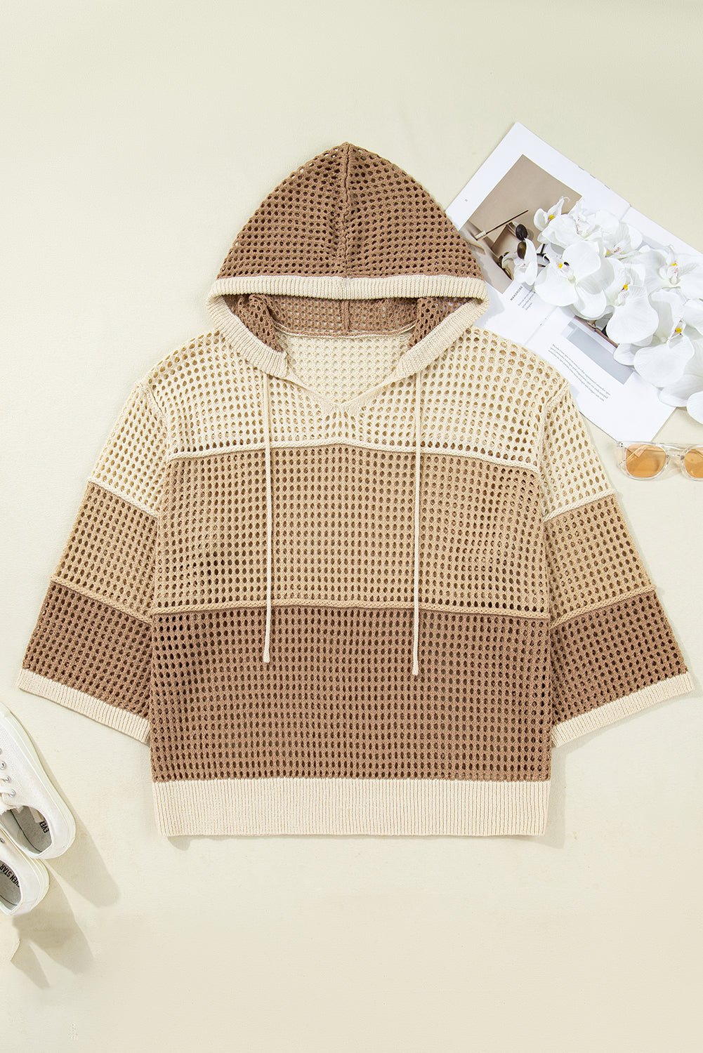Icelynn Knit Hooded Jumper PLUS Sweater - Hello Beautiful BoutiquePlus Size Sweaters & CardigansThreaded Pear