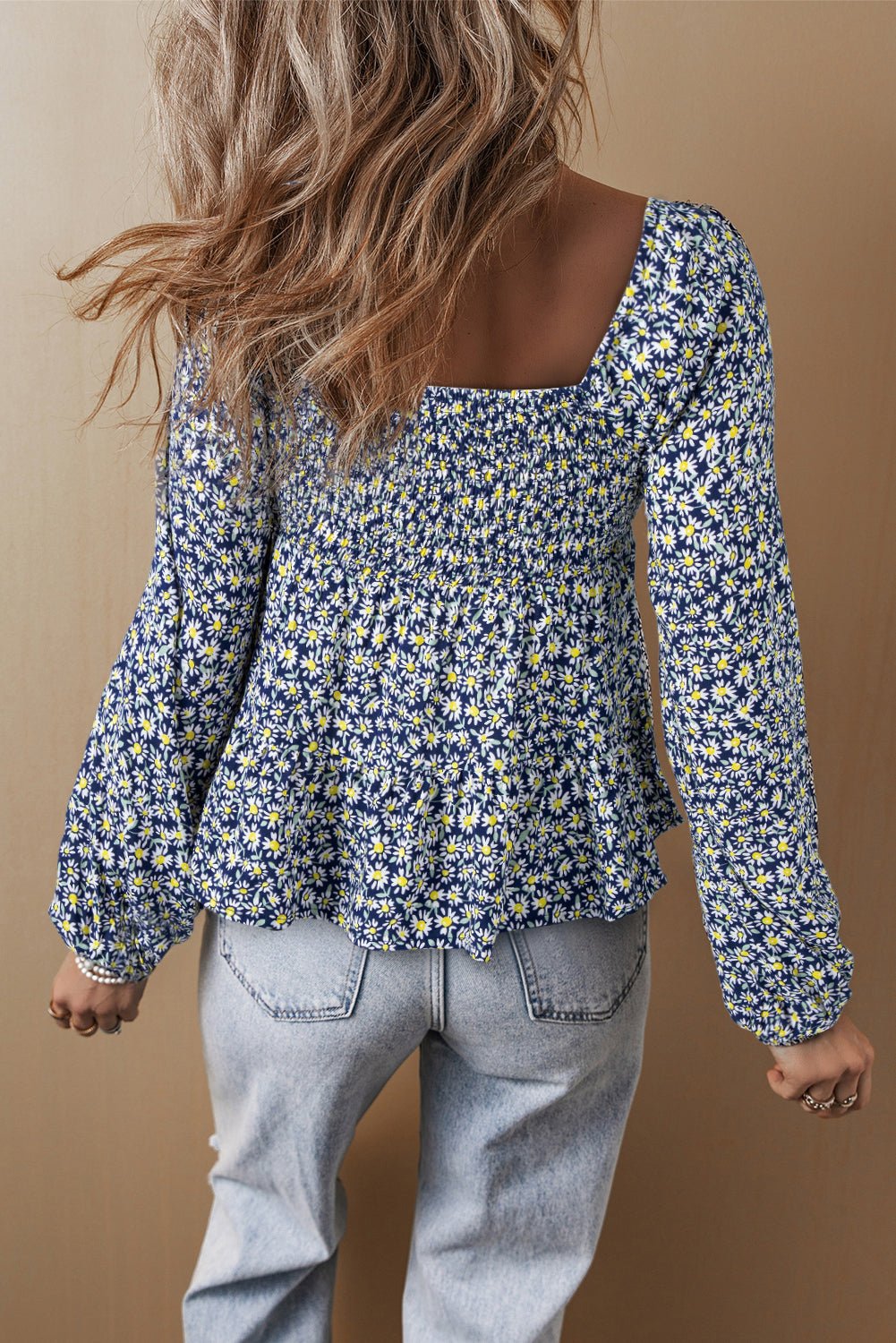 Ila Square Loose Fit Blouse - Hello Beautiful BoutiqueBlouses & ShirtsThreaded Pear