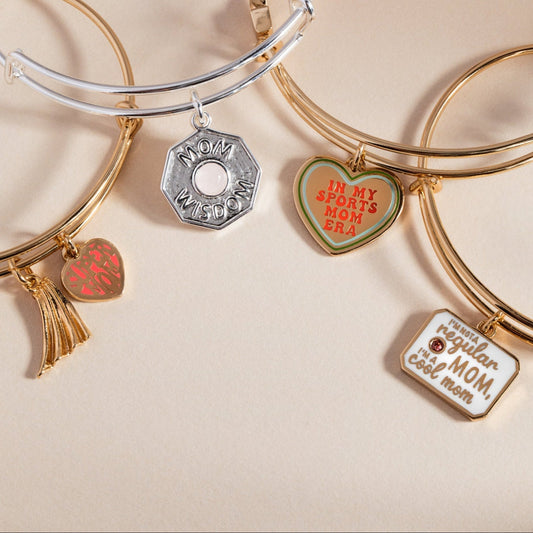 'In My Sports Mom Era' Heart' Charm Bangle - Hello Beautiful BoutiqueBraceletsALEX AND ANI