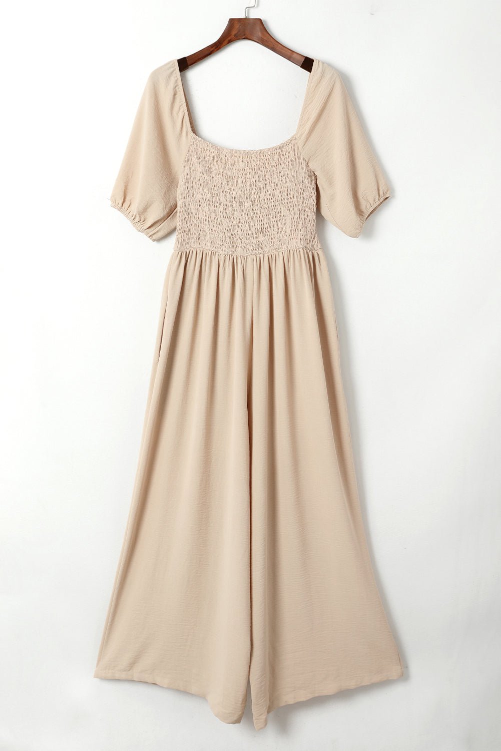 Indie Smocked Wide Leg Jumpsuit - Hello Beautiful BoutiqueJumpsuits & RompersThreaded Pear