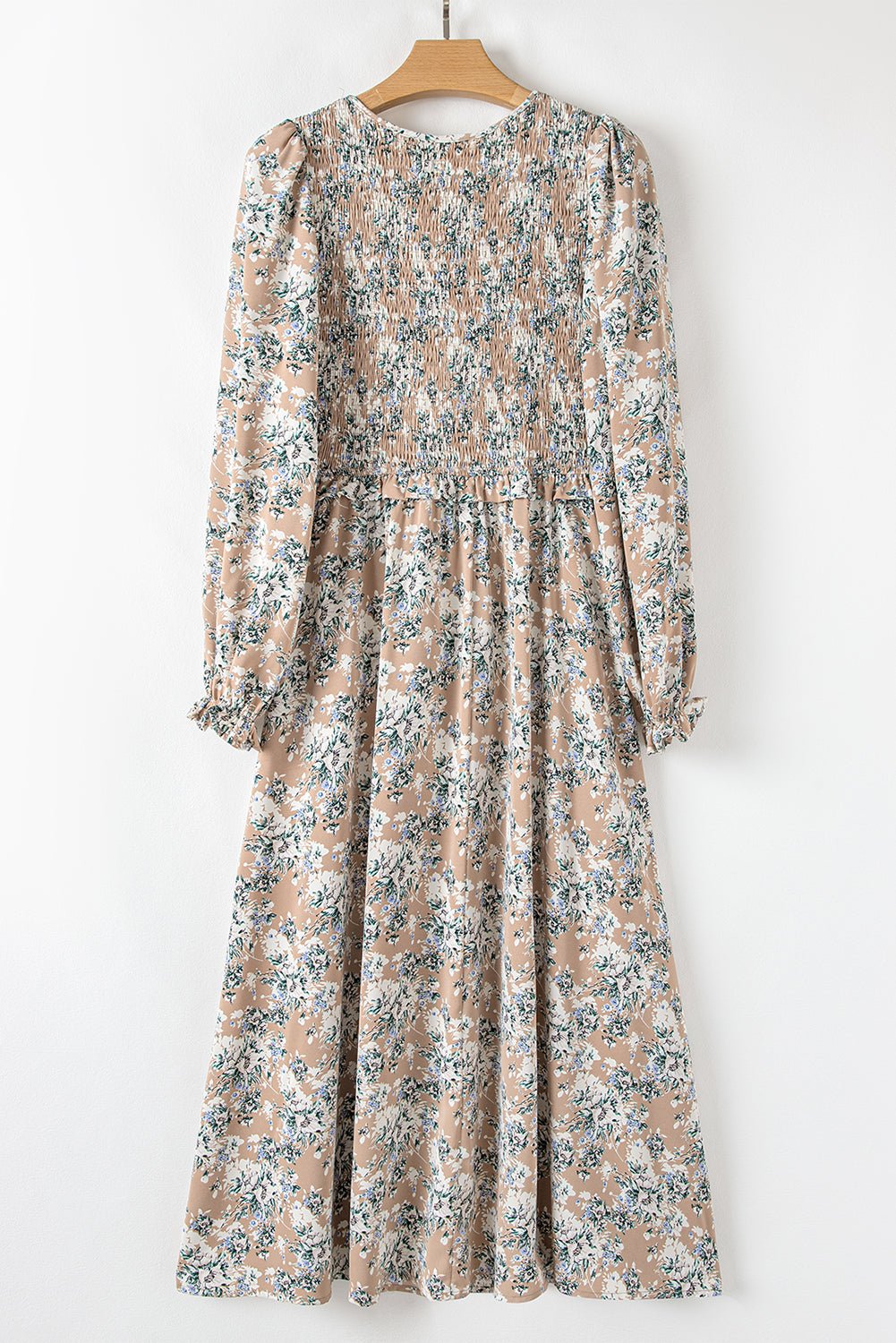 Indy Puff Sleeve Long Dress - Hello Beautiful BoutiqueMaxi DressesThreaded Pear