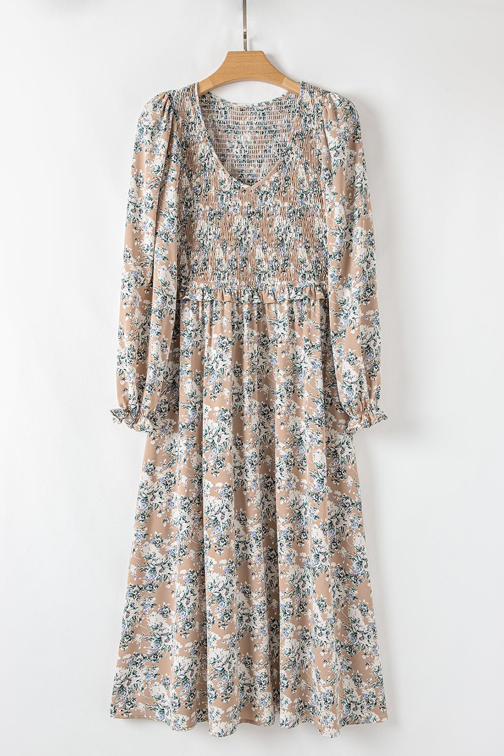 Indy Puff Sleeve Long Dress - Hello Beautiful BoutiqueMaxi DressesThreaded Pear