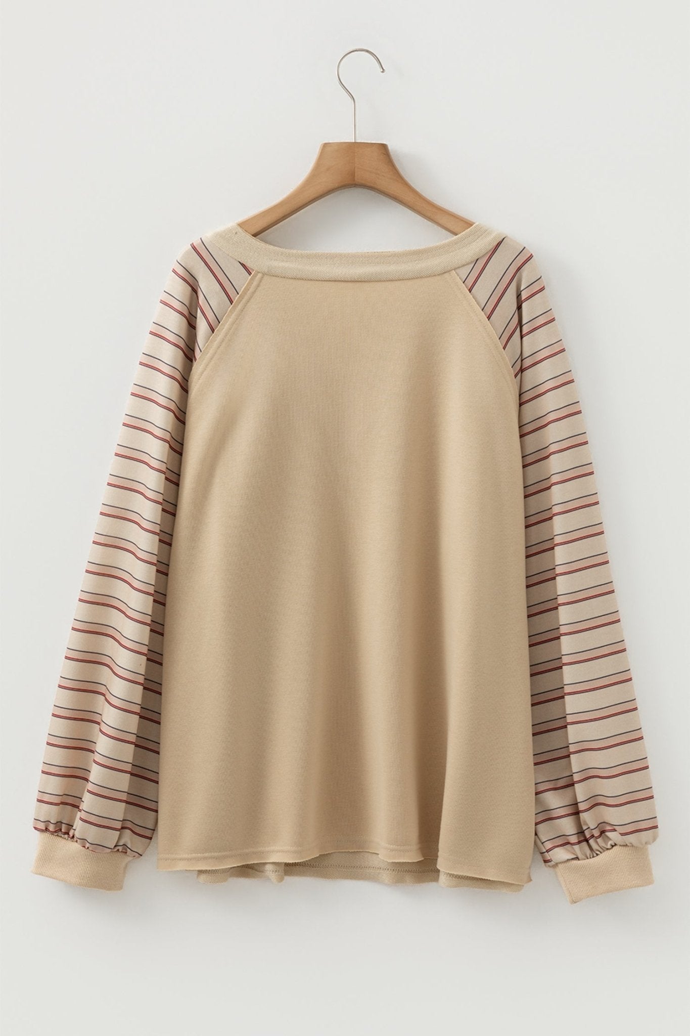 Iris Notched Raw Edge PLUS Jumper - Hello Beautiful BoutiquePlus Size Long Sleeve TopsThreaded Pear