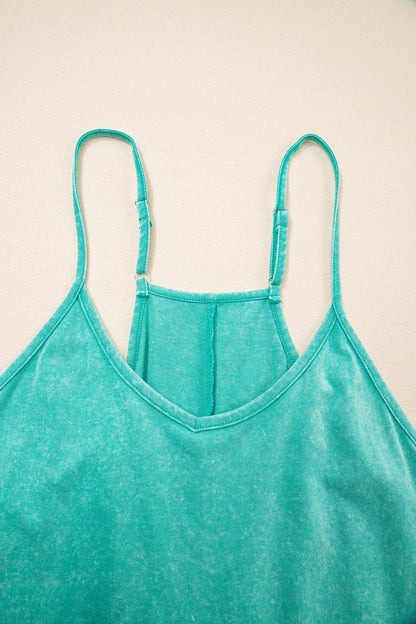 Isabela Wash Spaghetti Straps Romper - Hello Beautiful BoutiqueJumpsuits & RompersThreaded Pear
