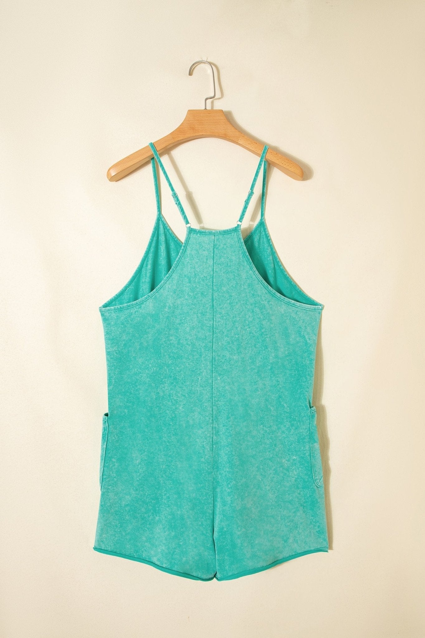 Isabela Wash Spaghetti Straps Romper - Hello Beautiful BoutiqueJumpsuits & RompersThreaded Pear