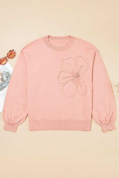 Isabella Sleeve Drop Shoulder Sweater - Hello Beautiful BoutiqueSweatersThreaded Pear