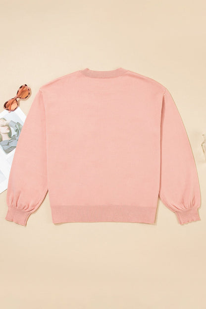 Isabella Sleeve Drop Shoulder Sweater - Hello Beautiful BoutiqueSweatersThreaded Pear