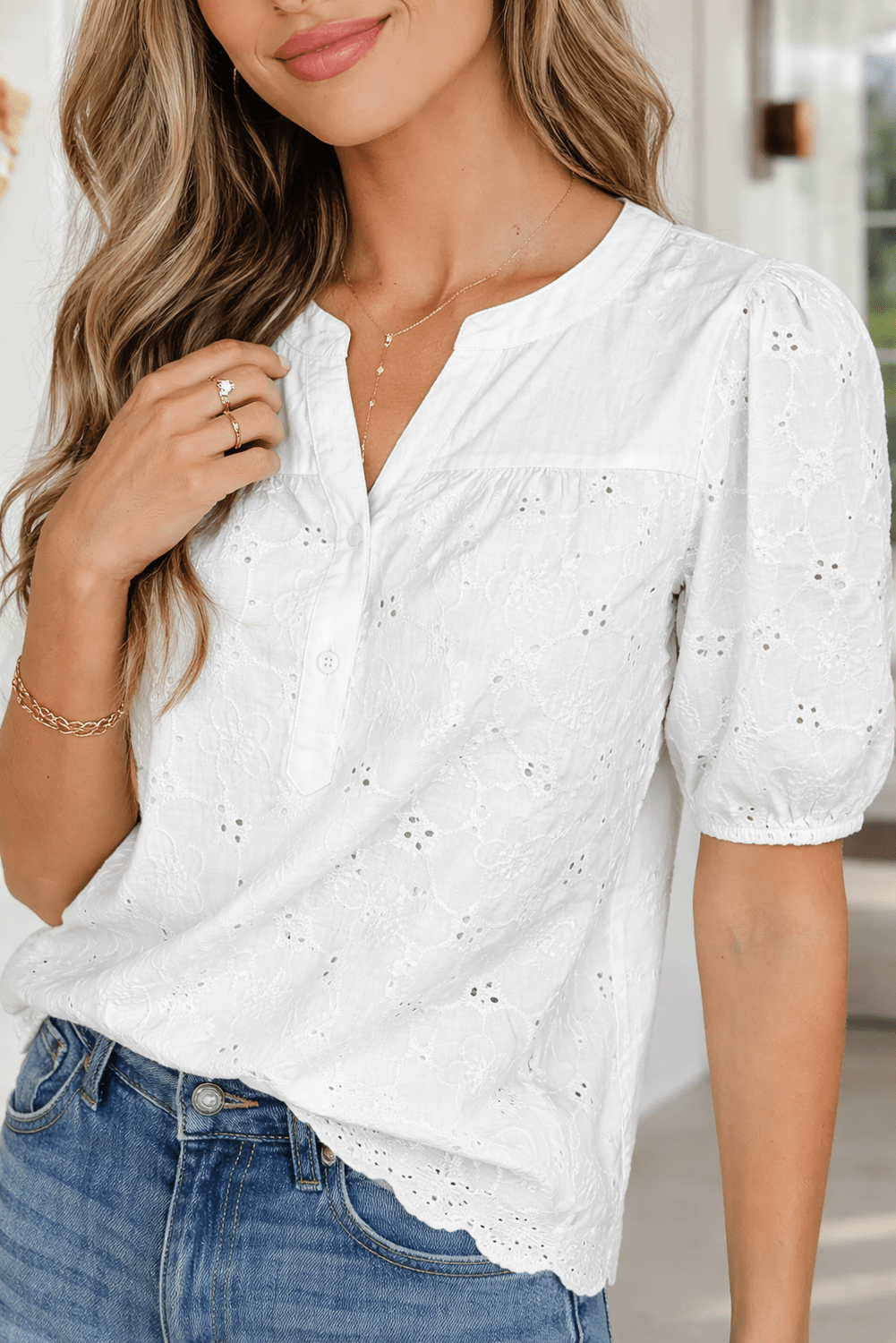 Isabelle Down Blouses Casual Shirts - Hello Beautiful BoutiqueBlouses & ShirtsThreaded Pear