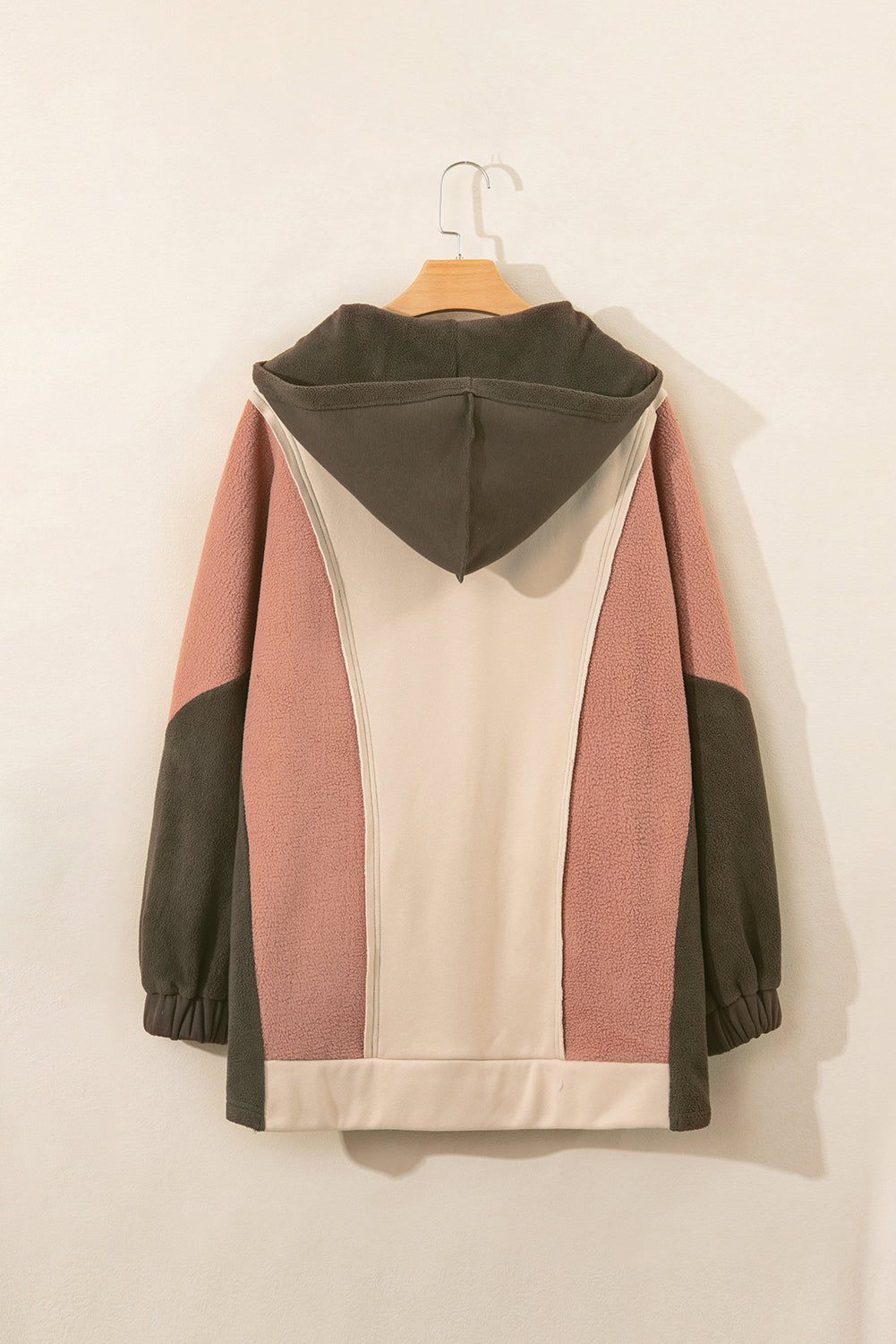 Isabelle Patchwork High Low Hoodie - Hello Beautiful Boutique20% OFFThreaded Pear