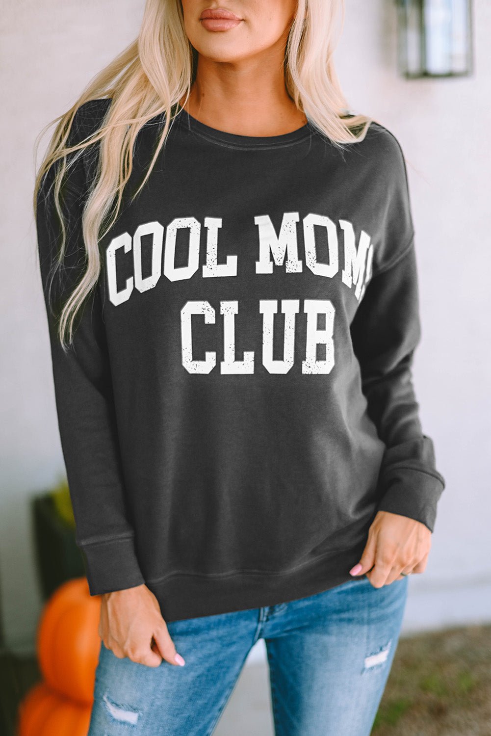 Islaira Club Drop Shoulder Sweatshirt - Hello Beautiful BoutiqueSweatshirts & HoodiesThreaded Pear