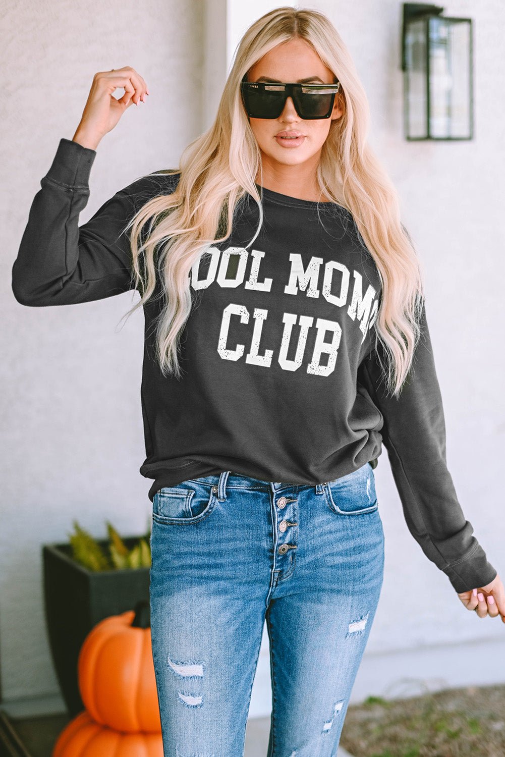 Islaira Club Drop Shoulder Sweatshirt - Hello Beautiful BoutiqueSweatshirts & HoodiesThreaded Pear