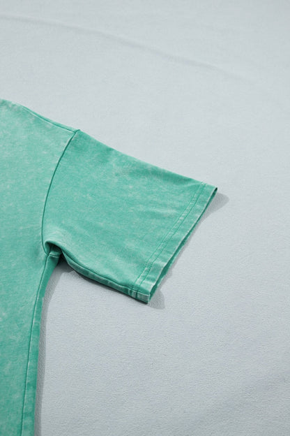 Itzel Mineral Washed Oversize Tee - Hello Beautiful BoutiqueTops & TeesThreaded Pear