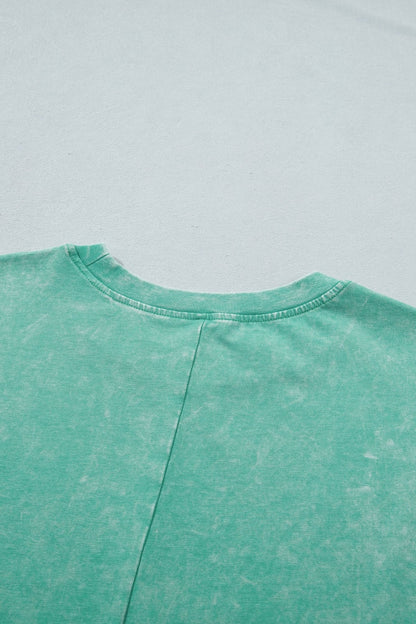 Itzel Mineral Washed Oversize Tee - Hello Beautiful BoutiqueTops & TeesThreaded Pear