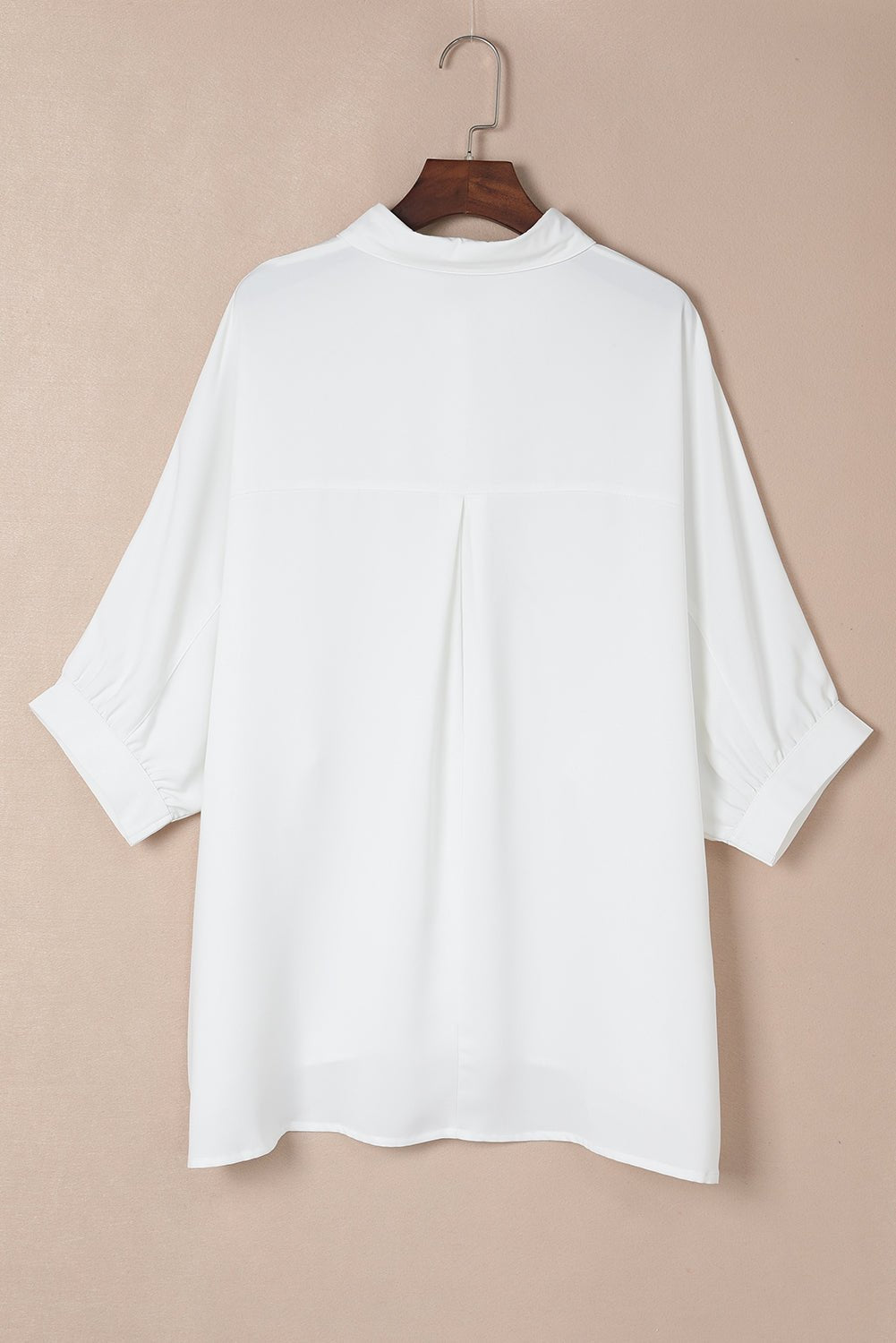 Itzel Puff Sleeve Oversize Shirt - Hello Beautiful BoutiqueBlouses & ShirtsThreaded Pear
