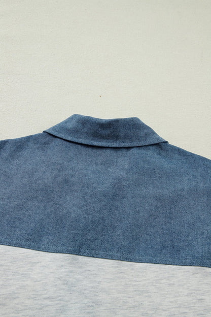 Ivey Collar Short Sleeve Top - Hello Beautiful BoutiqueBlouses & ShirtsThreaded Pear