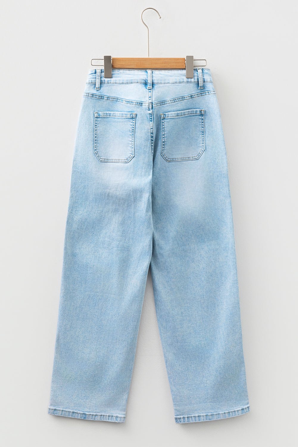 Ivory Detail Drawstring Barrel Jeans - Hello Beautiful BoutiqueJeansThreaded Pear