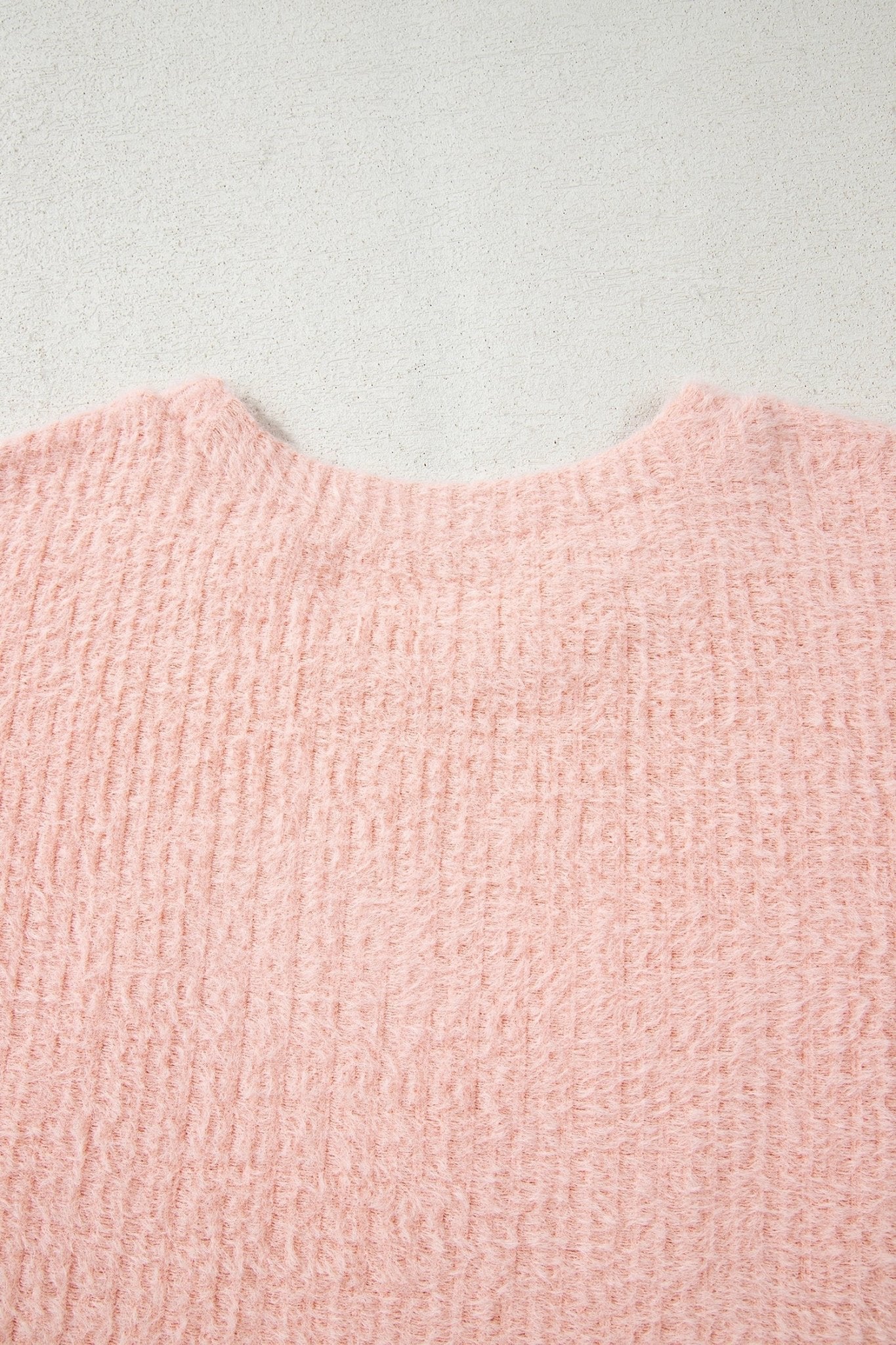 Ivy Fuzzy Ribbed Texture Long Sleeve Top - Hello Beautiful BoutiqueLong Sleeve TopsThreaded Pear