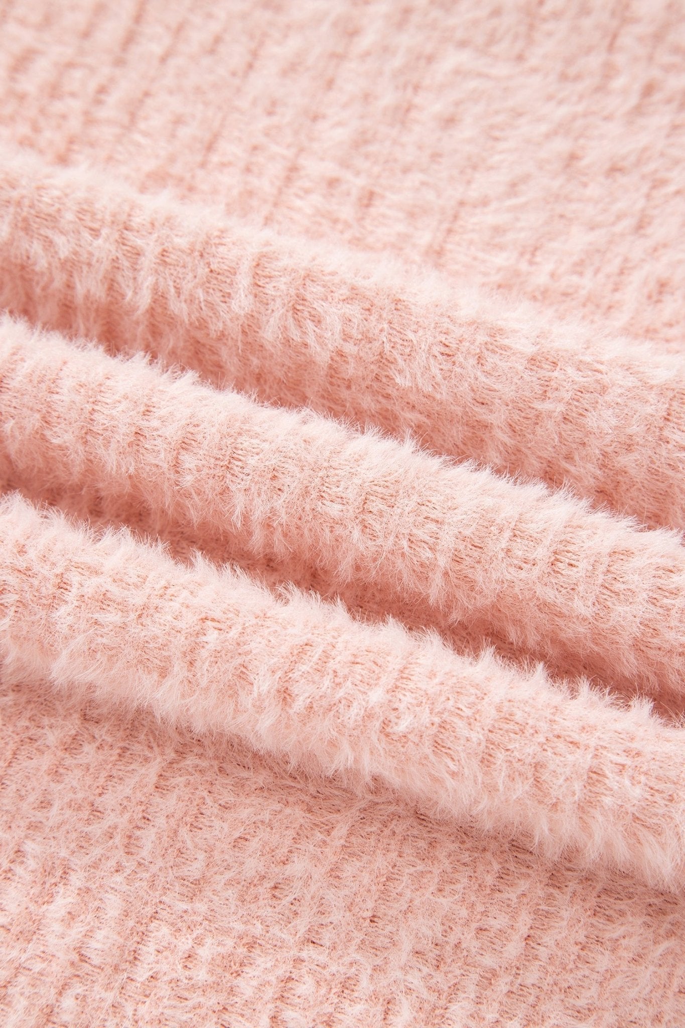Ivy Fuzzy Ribbed Texture Long Sleeve Top - Hello Beautiful BoutiqueLong Sleeve TopsThreaded Pear