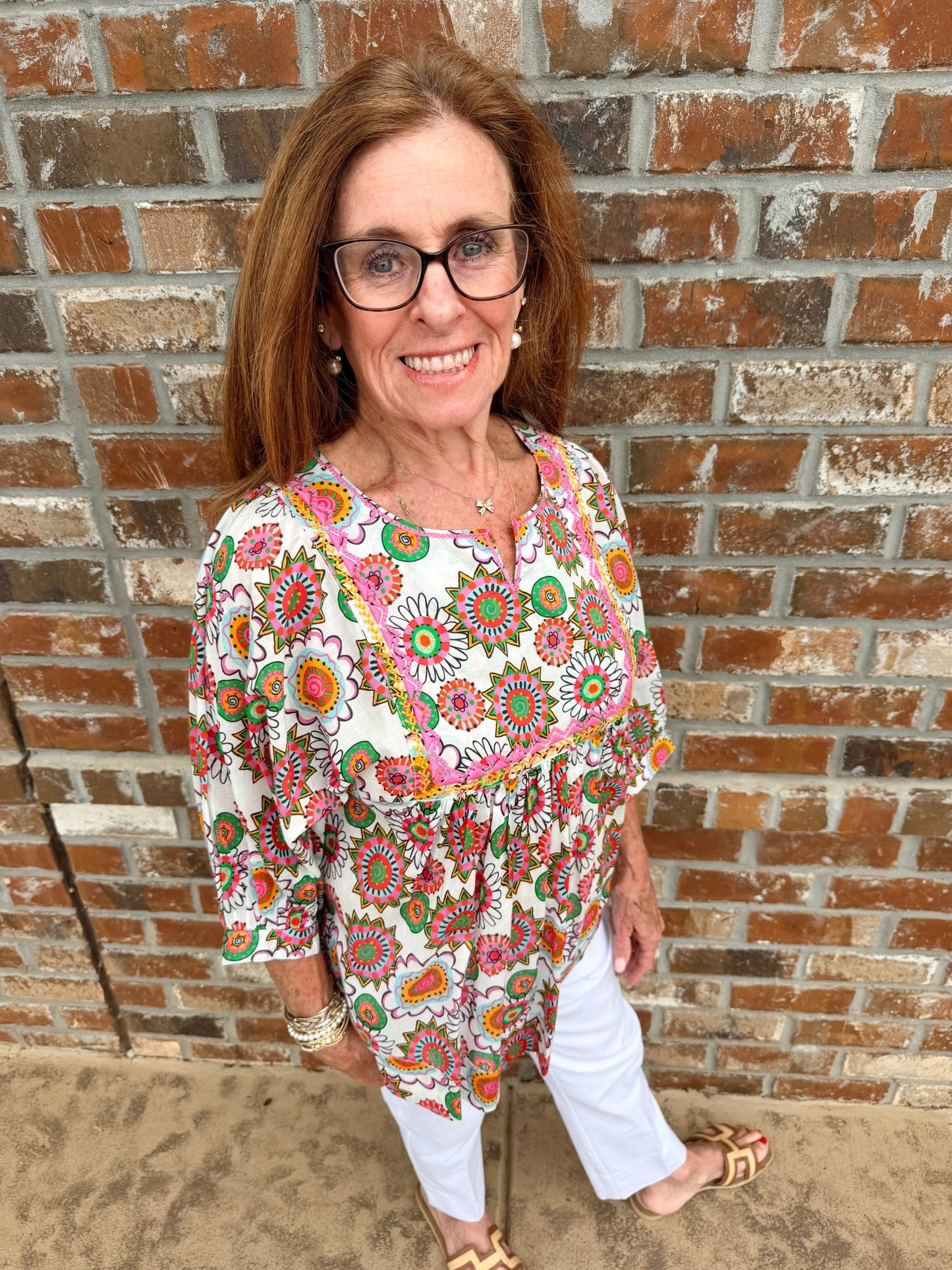 Ivy Jane Abundant Colors Top 650461 - Hello Beautiful BoutiqueTopUncle Frank