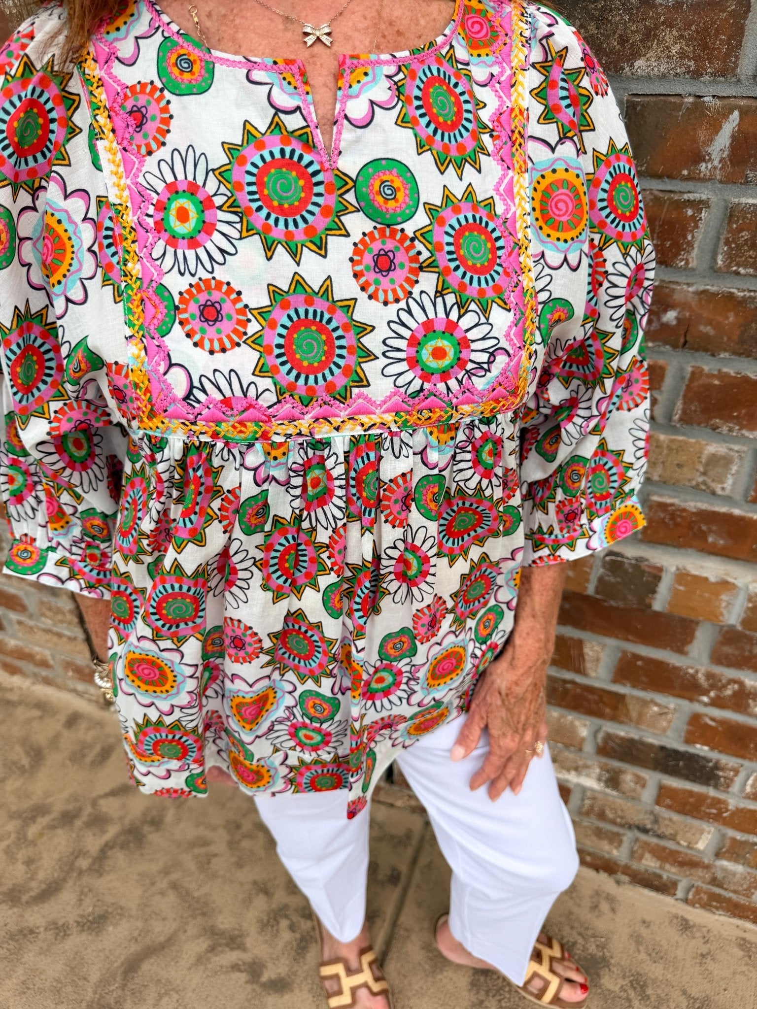 Ivy Jane Abundant Colors Top 650461 - Hello Beautiful BoutiqueTopUncle Frank