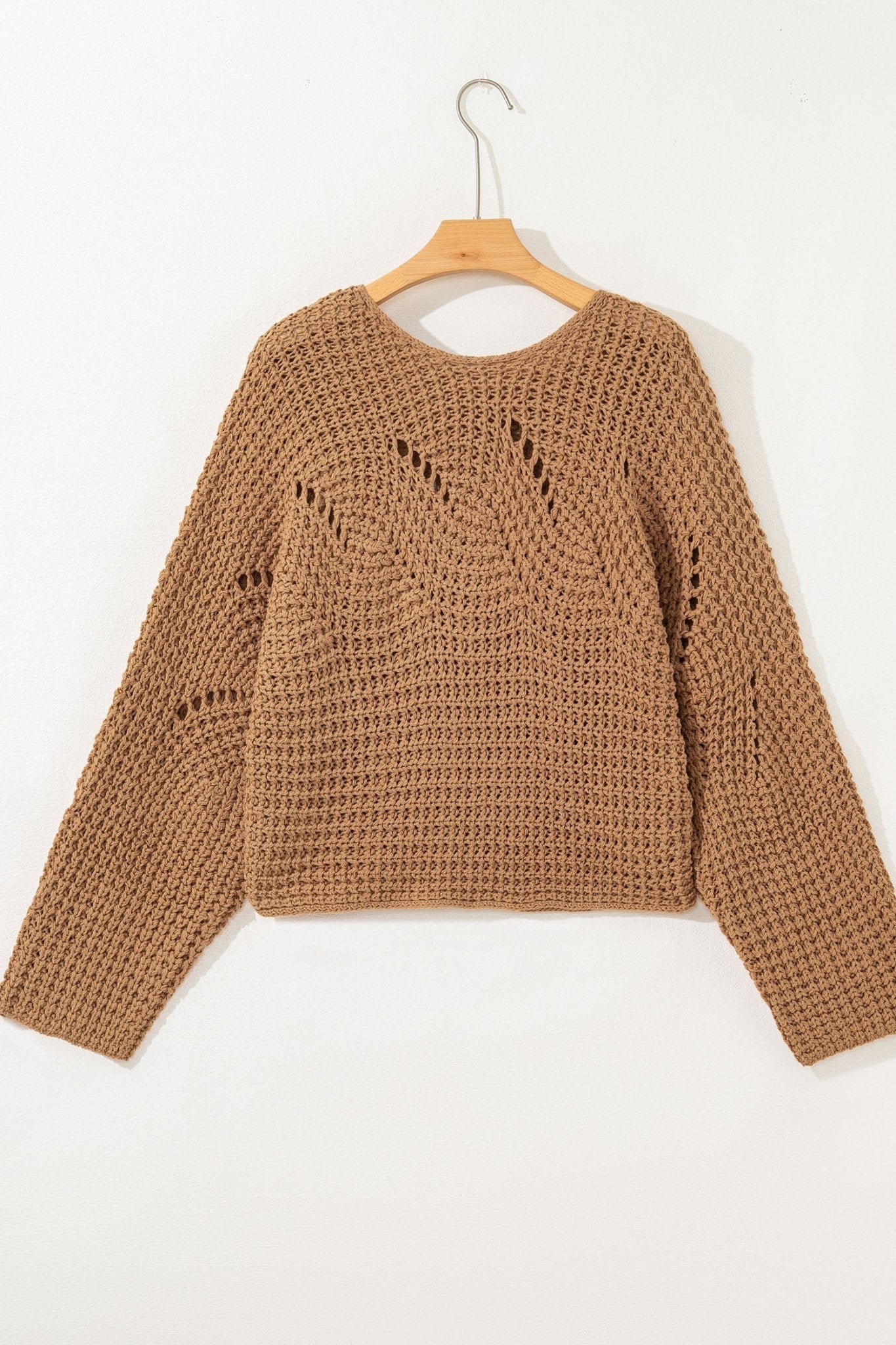 Ivy Sleeve Loose Pullover Sweater - Hello Beautiful BoutiqueSweatersThreaded Pear