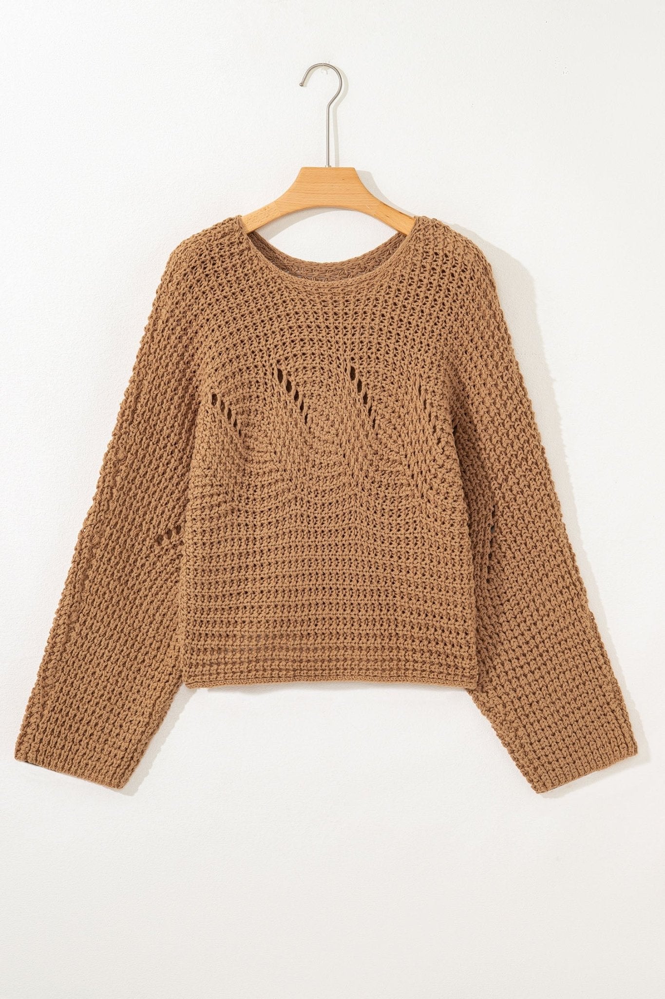 Ivy Sleeve Loose Pullover Sweater - Hello Beautiful BoutiqueSweatersThreaded Pear
