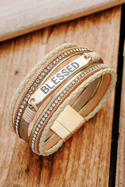 Ivyjana Braided Detail Buckle Bracelet - Hello Beautiful BoutiqueJewelryThreaded Pear