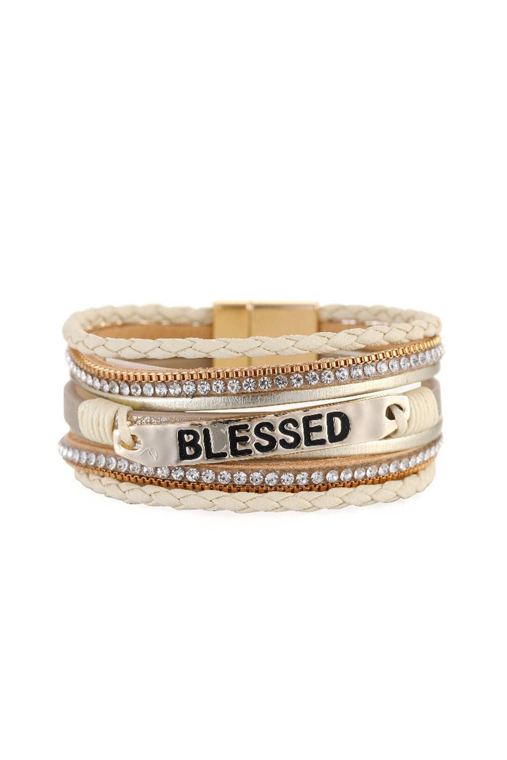 Ivyjana Braided Detail Buckle Bracelet - Hello Beautiful BoutiqueJewelryThreaded Pear