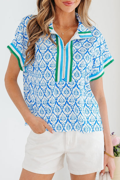 Jade Sleeve Summer Blouse Top - Hello Beautiful BoutiqueBlouses & ShirtsThreaded Pear