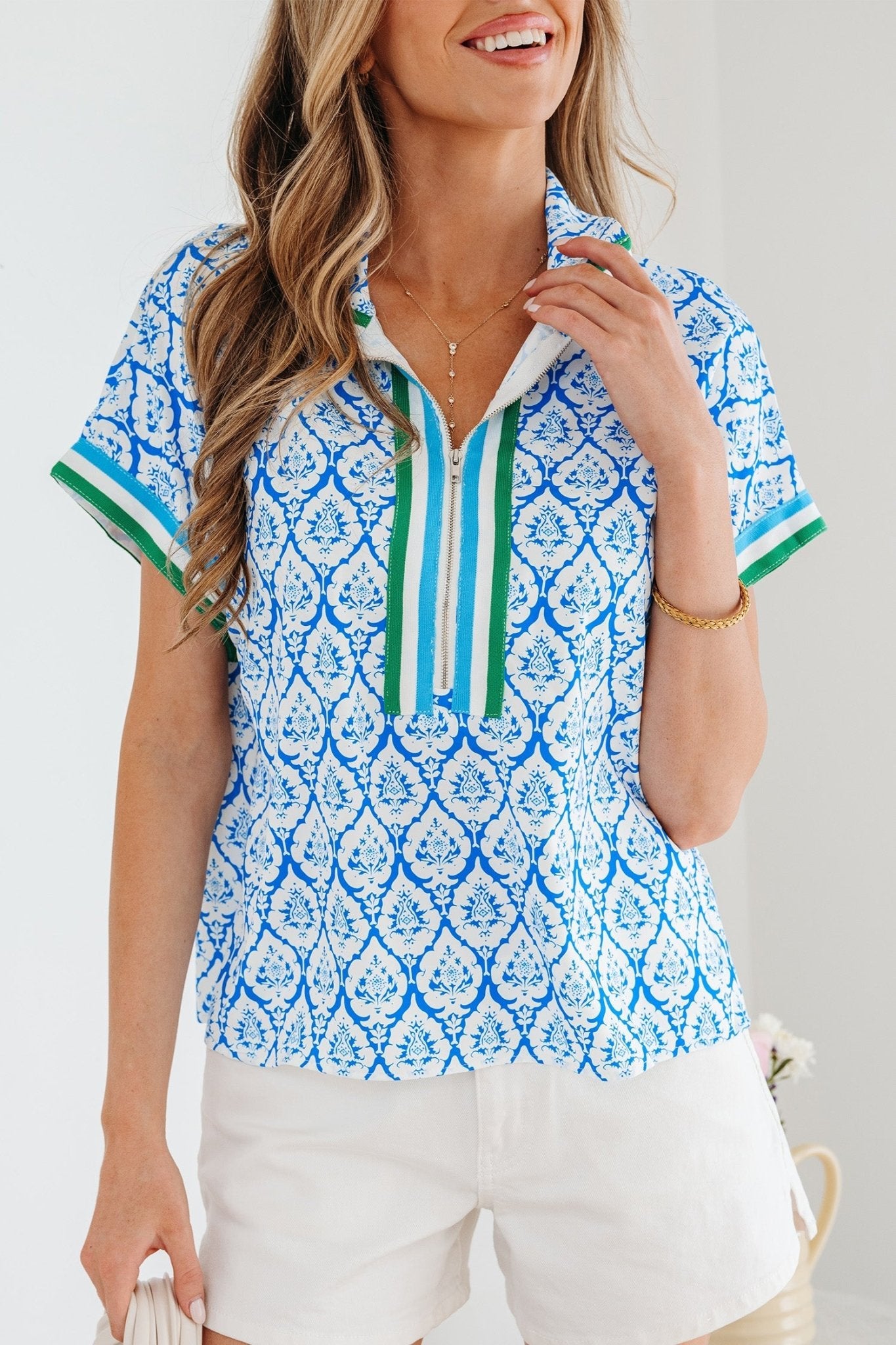 Jade Sleeve Summer Blouse Top - Hello Beautiful BoutiqueBlouses & ShirtsThreaded Pear