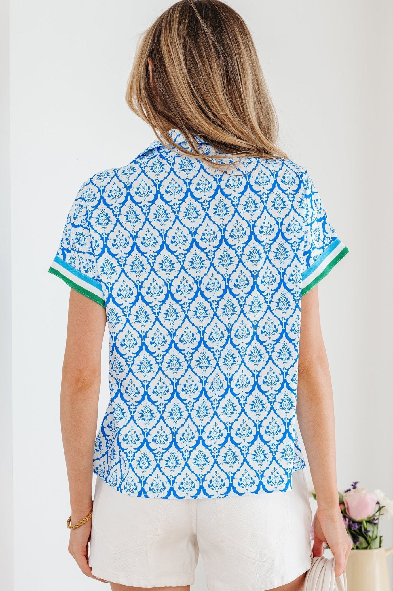 Jade Sleeve Summer Blouse Top - Hello Beautiful BoutiqueBlouses & ShirtsThreaded Pear