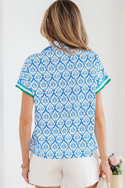 Jade Sleeve Summer Blouse Top - Hello Beautiful BoutiqueBlouses & ShirtsThreaded Pear