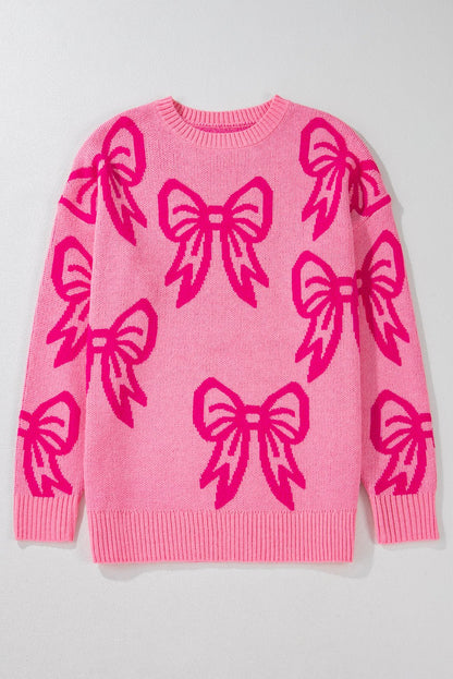 Jaderae Drop Shoulder Loose Sweater - Hello Beautiful BoutiqueSweatersThreaded Pear