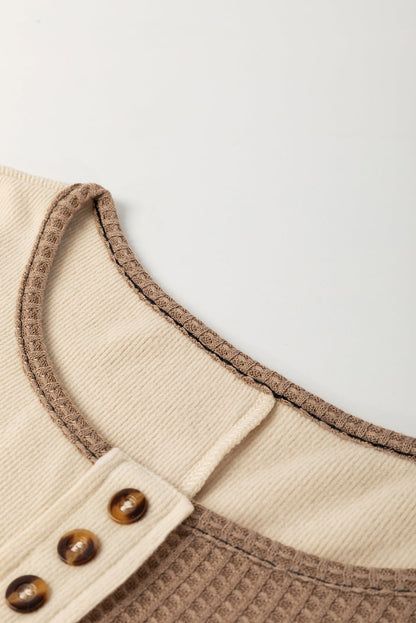 Jaliyah Knit Stitch Detail Long Sleeve Top - Hello Beautiful BoutiqueLong Sleeve TopsThreaded Pear