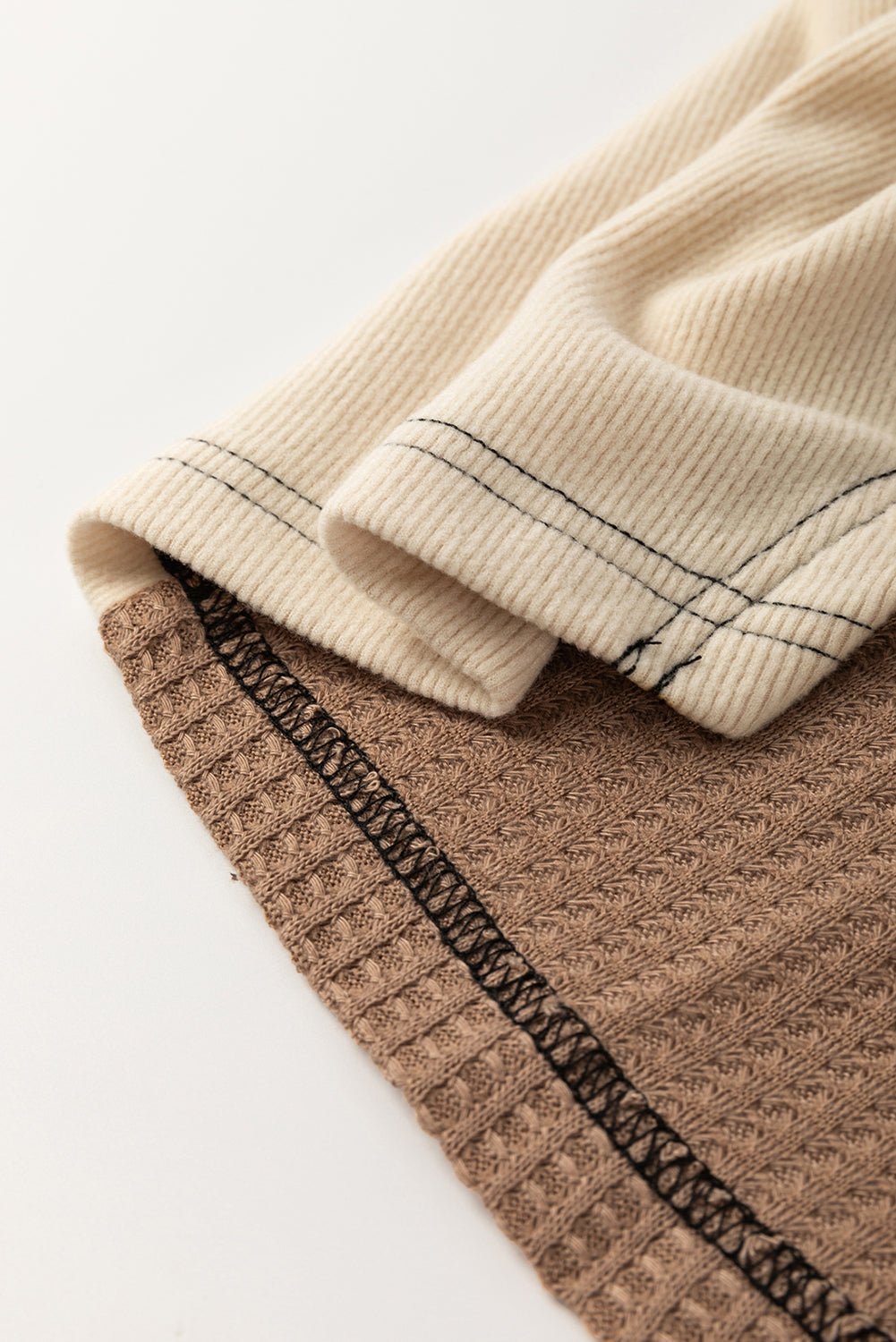 Jaliyah Knit Stitch Detail Long Sleeve Top - Hello Beautiful BoutiqueLong Sleeve TopsThreaded Pear