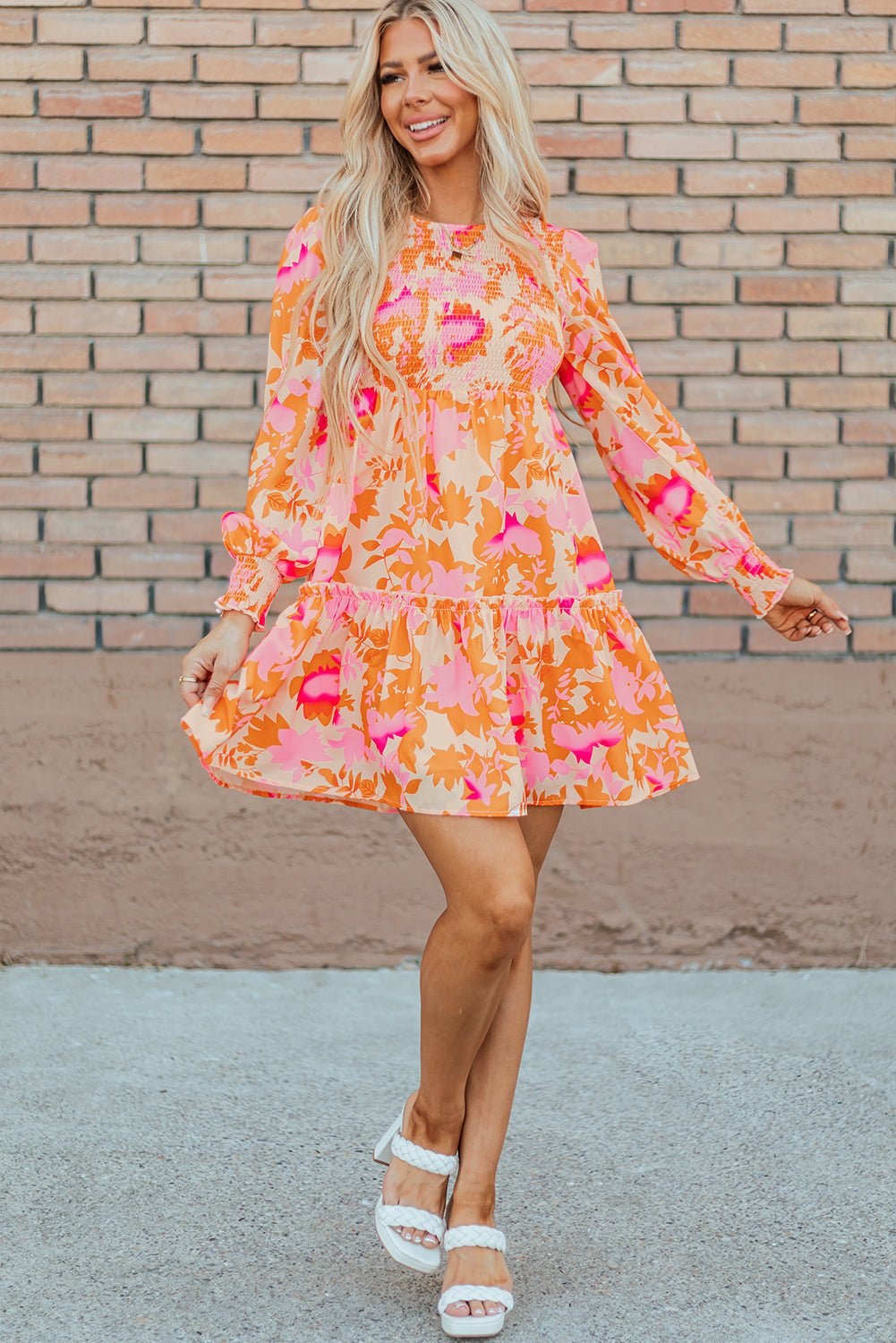Jane Sleeve Ruffle Mini Dress - Hello Beautiful BoutiqueMini DressesThreaded Pear