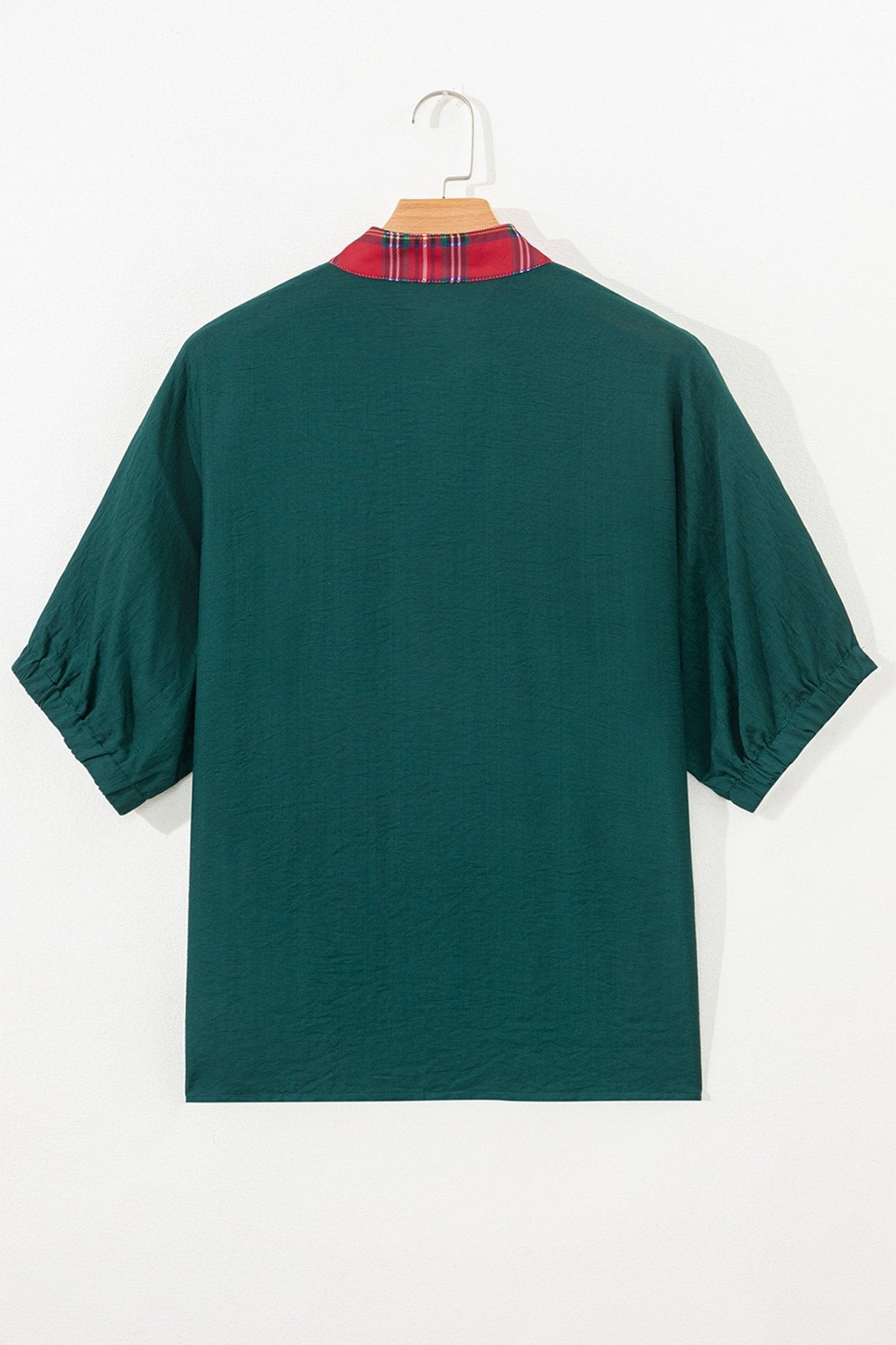 Janiyah Patchwork Half Sleeve Blouse - Hello Beautiful BoutiqueBlouses & ShirtsThreaded Pear
